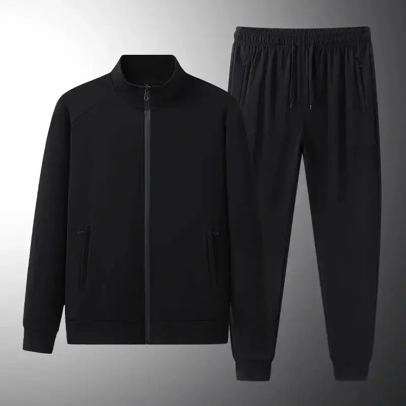 Men's Spring And Autumn Sweatshirt And Sweatpants Two-piece Suit - Plush Fashion Hub