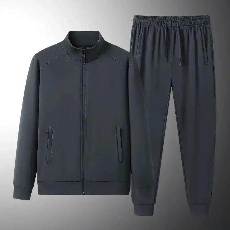 Men's Spring And Autumn Sweatshirt And Sweatpants Two-piece Suit - Plush Fashion Hub