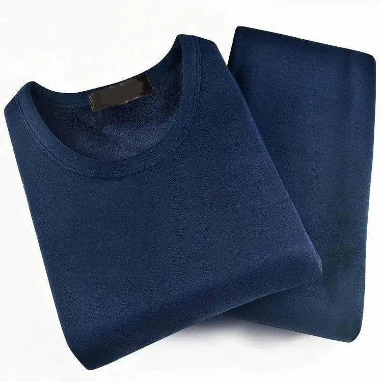 Men's Thermal Underwear Fleece-lined Thickened Long Johns Top & Bottom Social Buzz eSIMs