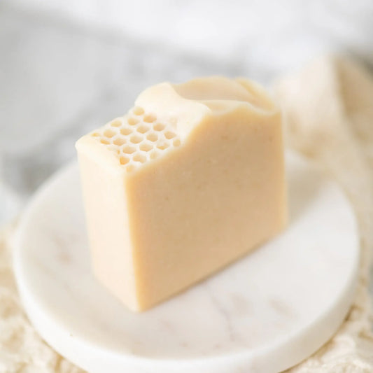 Milk + Honey Fragrance Free Handmade Tallow and Goat Milk Soap Bar - Plush Fashion Hub