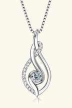 Moissanite 925 Sterling Silver Necklace - Plush Fashion Hub