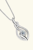 Moissanite 925 Sterling Silver Necklace - Plush Fashion Hub