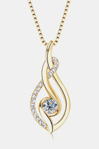 Moissanite 925 Sterling Silver Necklace - Plush Fashion Hub