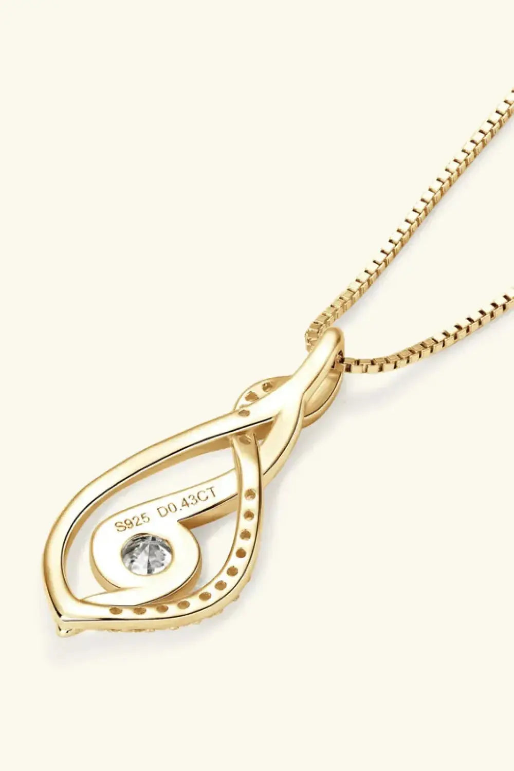 Moissanite 925 Sterling Silver Necklace - Plush Fashion Hub