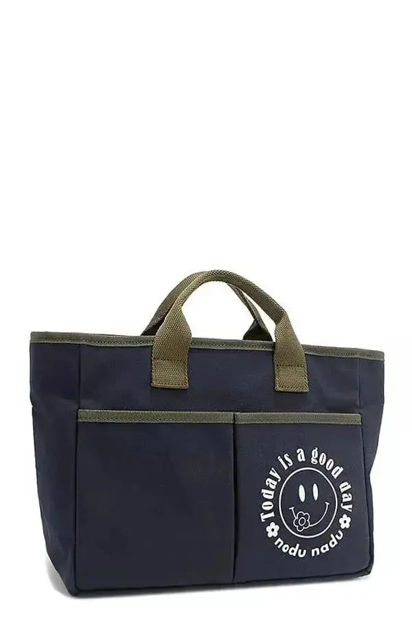Nicole Lee USA Canvas Tote Bag - Plush Fashion Hub