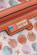 Nicole Lee USA Tropical Beach House Print Shopper Bag - Plush Fashion Hub