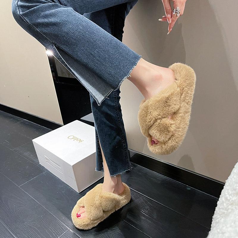 Fashion Plush Slippers Plush Fashion Hub