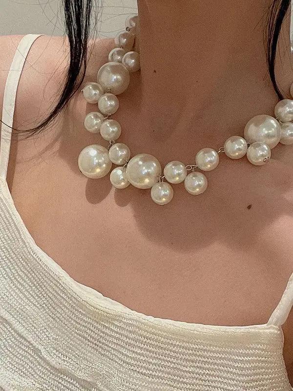 Original Stylish Statement Beads Necklace PAINEVIDA