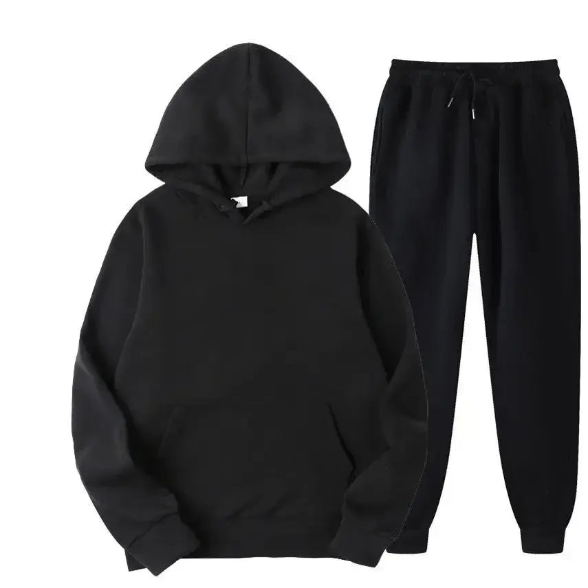 Sparkling Style 220g Fabric Oversized Sweatshirt Suit - Plush Fashion Hub