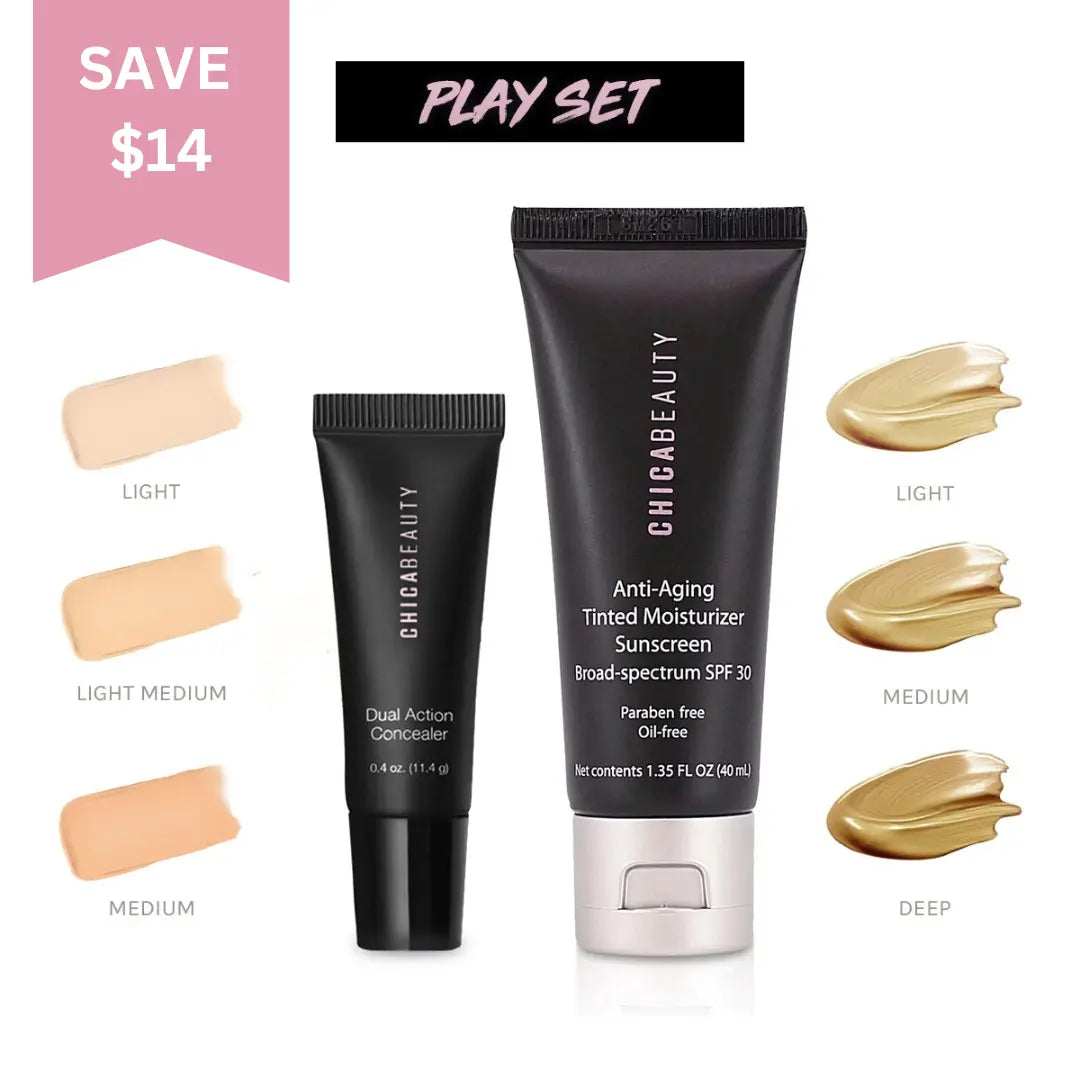 PLAY SET (Tinted Moisturizer + Concealer) Plush Fashion Hub