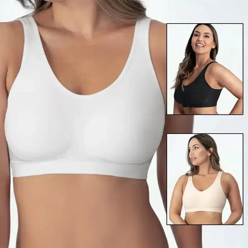 Plus-size S-3XL Premium ShaperBra Women Shaper Bra Bright Lingerie Female Underpants - Plush Fashion Hub