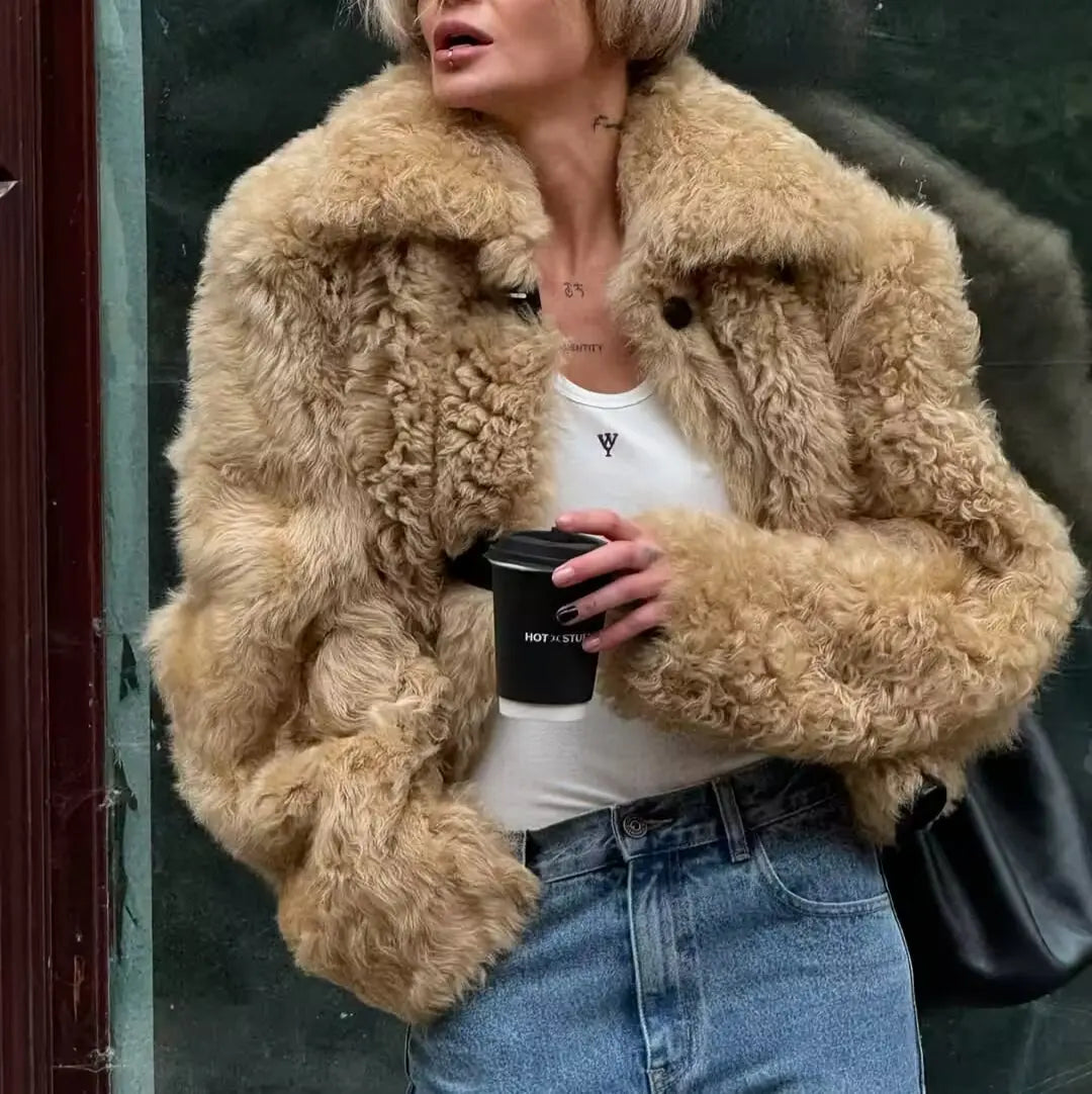 Popular Women Clothing Winter Trendy Warm Fur Coat Perfecsy