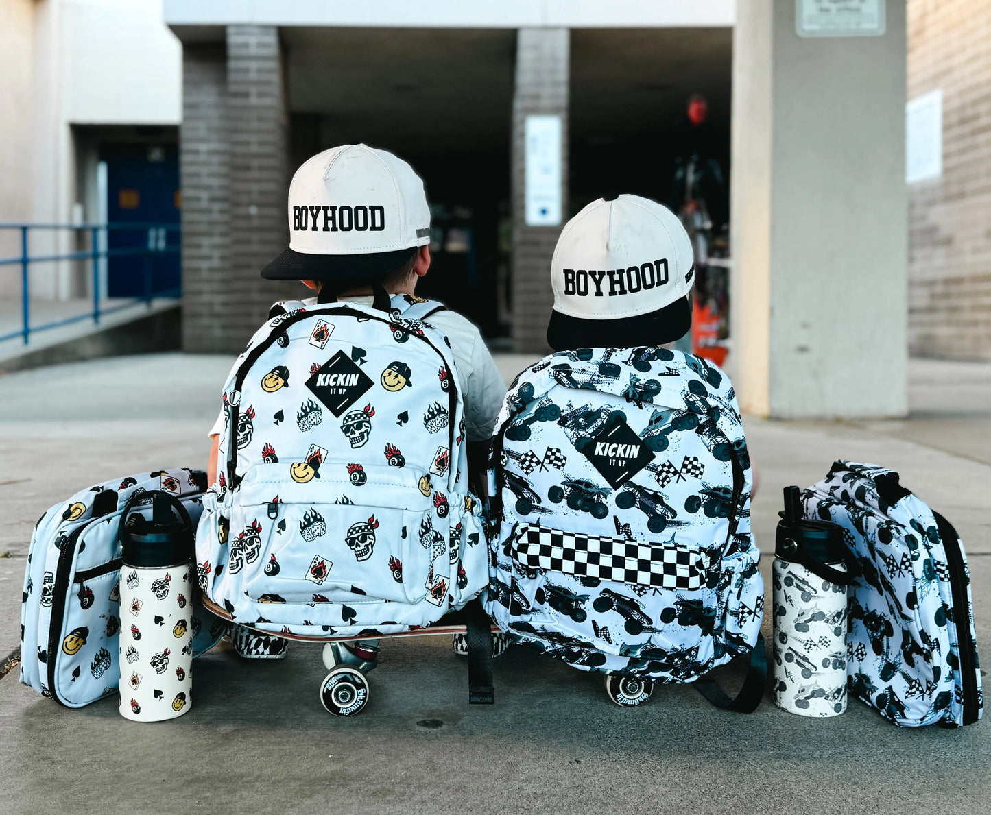 Rebel Vibes Mid-Size Backpack Kickin it up Socks