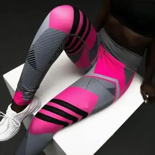 Reflective Sport Yoga Pants - Plush Fashion Hub
