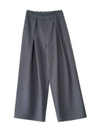 Lace-paneled Wide-leg Suit Pants - Plush Fashion Hub