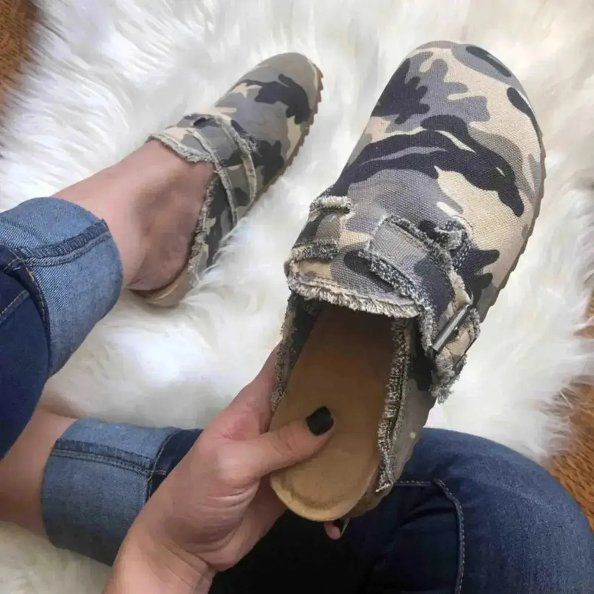 Round Toe Flats Loafers - Plush Fashion Hub