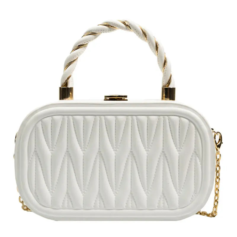 Small Square Chain Shoulder Bag For Women - Plush Fashion Hub