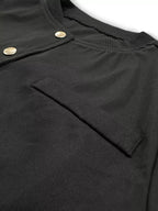 Snap Down Cropped Bomber Jacket - Plush Fashion Hub