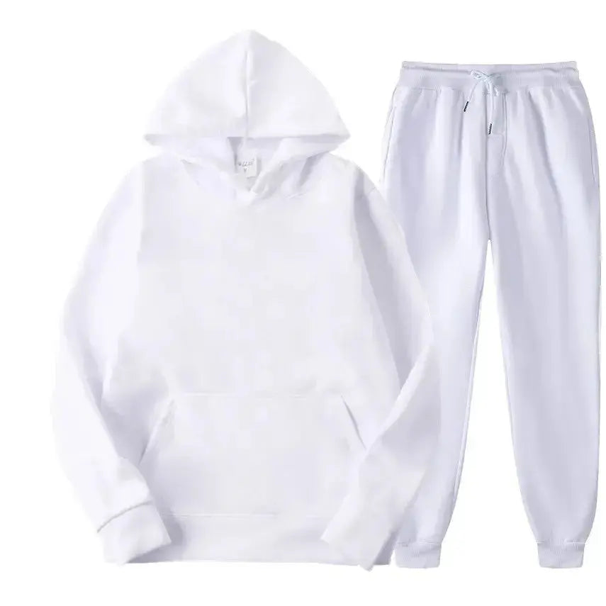 Sparkling Style 220g Fabric Oversized Sweatshirt Suit - Plush Fashion Hub
