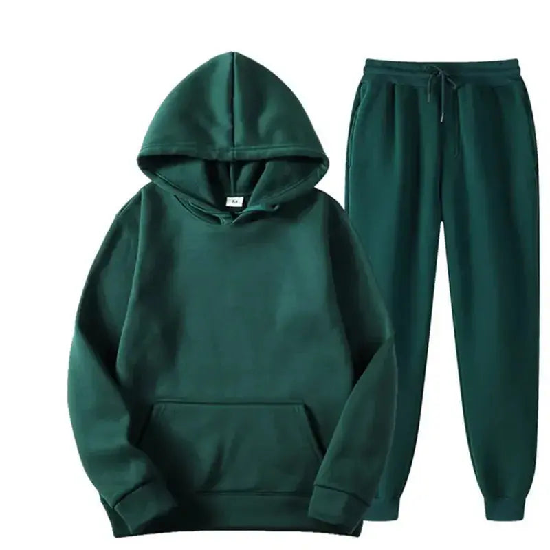 Sparkling Style 220g Fabric Oversized Sweatshirt Suit - Plush Fashion Hub