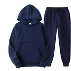 Sparkling Style 220g Fabric Oversized Sweatshirt Suit - Plush Fashion Hub