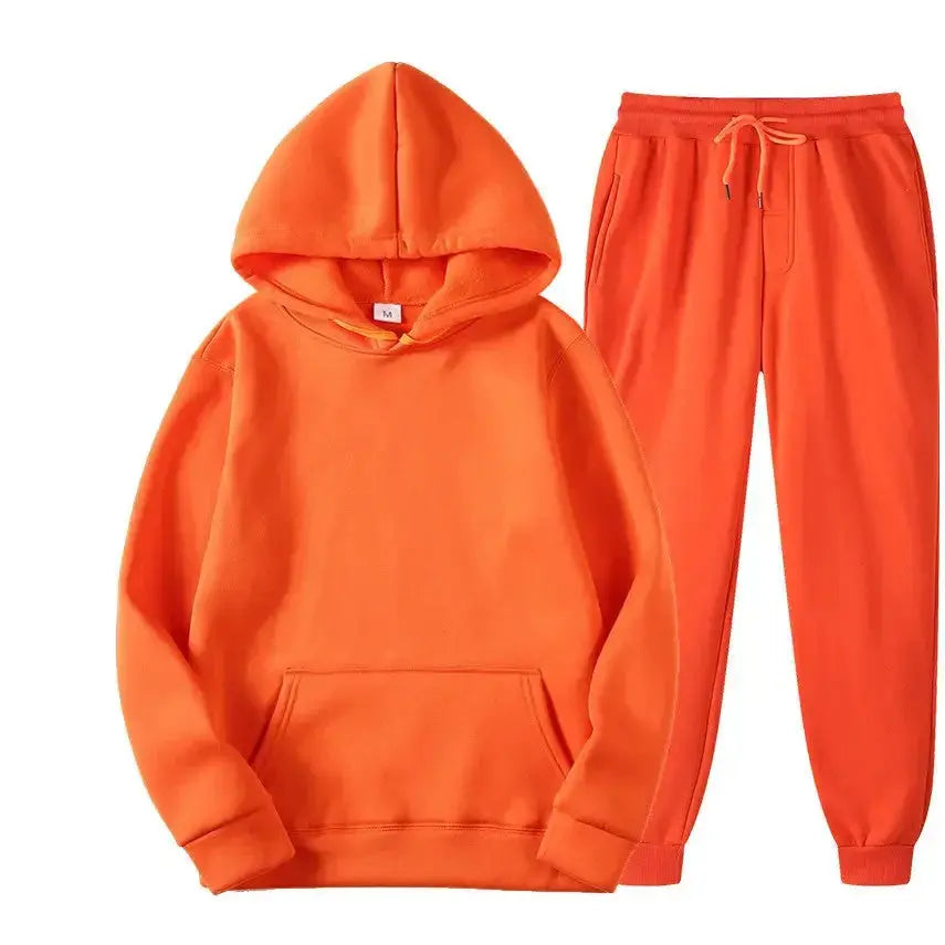 Sparkling Style 220g Fabric Oversized Sweatshirt Suit - Plush Fashion Hub