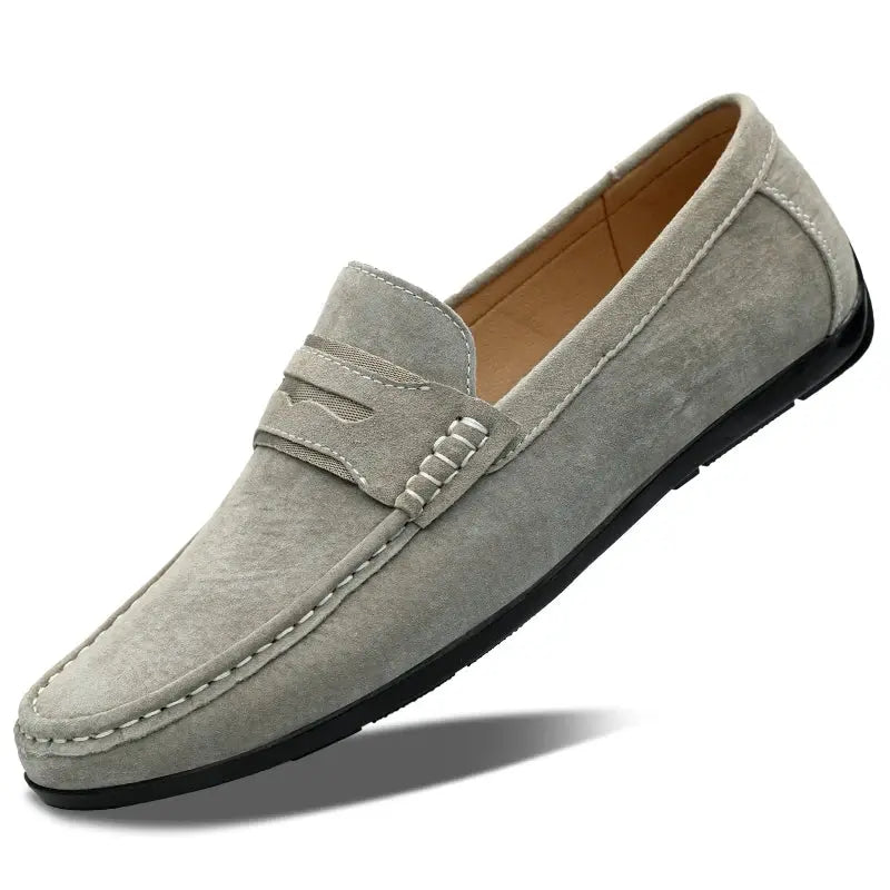 Spring Summer Suede Men Comfortable Loafers Plush Fashion Hub 32.49