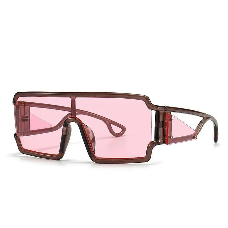 Square Fashion Large Rim Vintage Sunglasses.