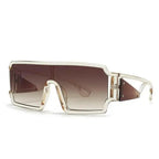 Women's oversized vintage square sunglasses with large rims in retro style, featuring bold black frames and dark tinted lenses.