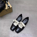 Square Toe Block Heels Pumps - Plush Fashion Hub