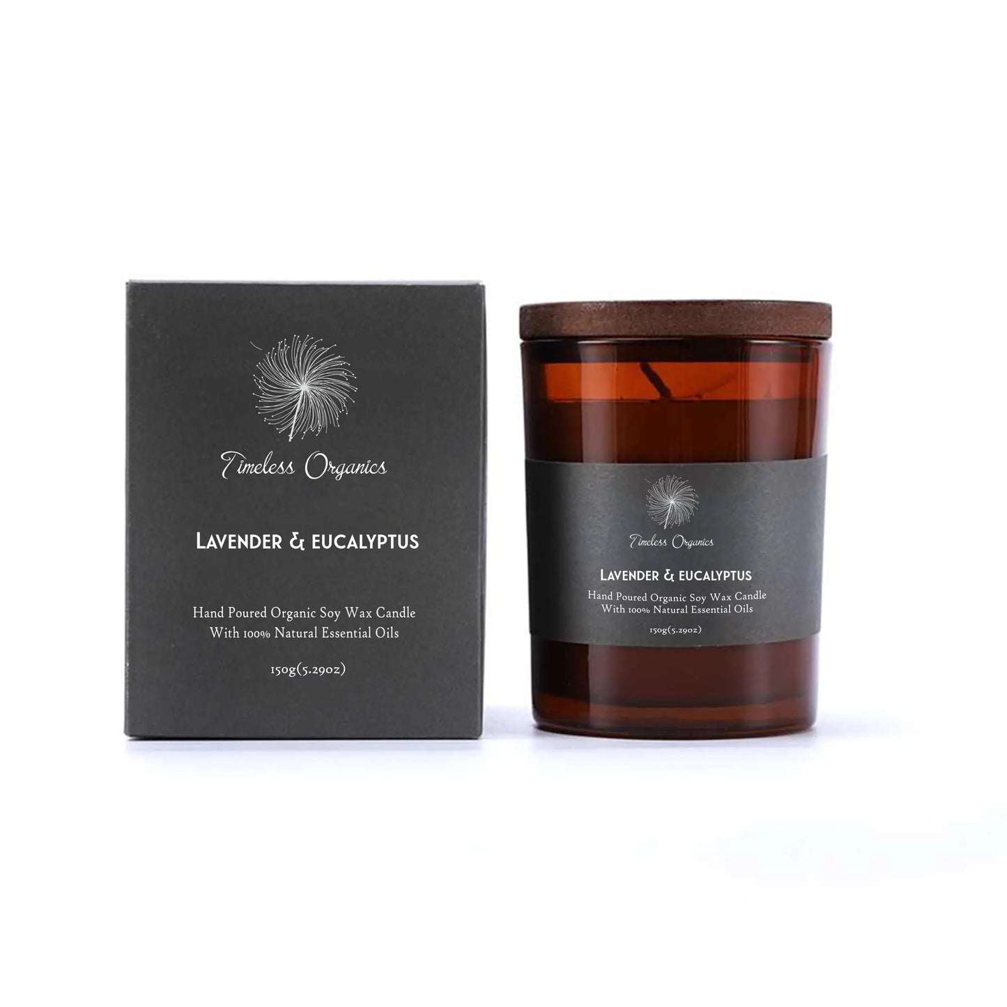 Timeless Candle - Lavender + Eucalyptus Timeless Organics Skin Care