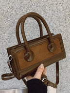 Top Handle Crossbody Bag - Plush Fashion Hub
