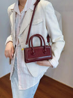 Top Handle Crossbody Bag - Plush Fashion Hub