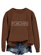 Trendy Tops Loose Long Sleeve Sweatershirt - Plush Fashion Hub
