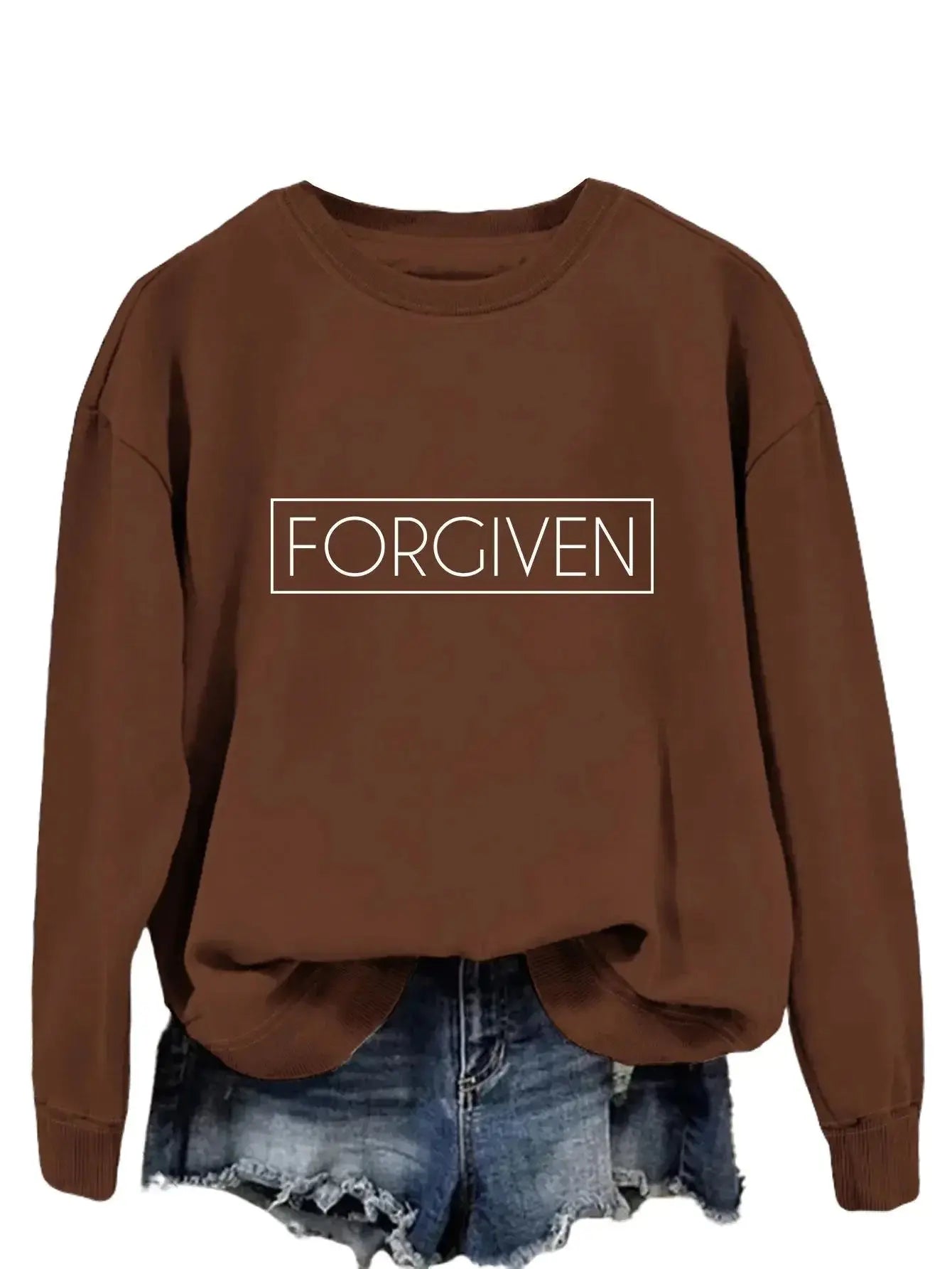Trendy Tops Loose Long Sleeve Sweatershirt - Plush Fashion Hub