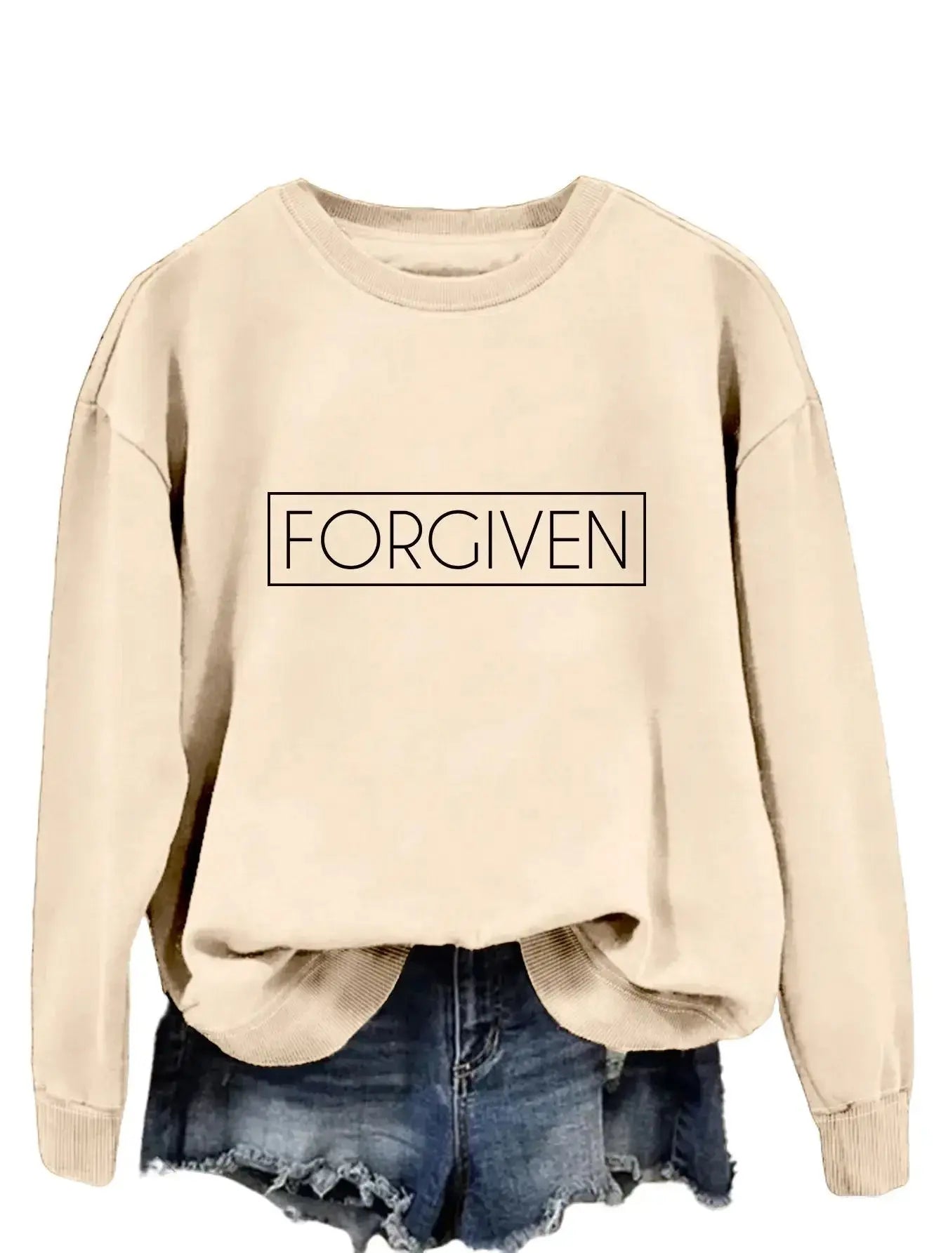 Trendy Tops Loose Long Sleeve Sweatershirt - Plush Fashion Hub