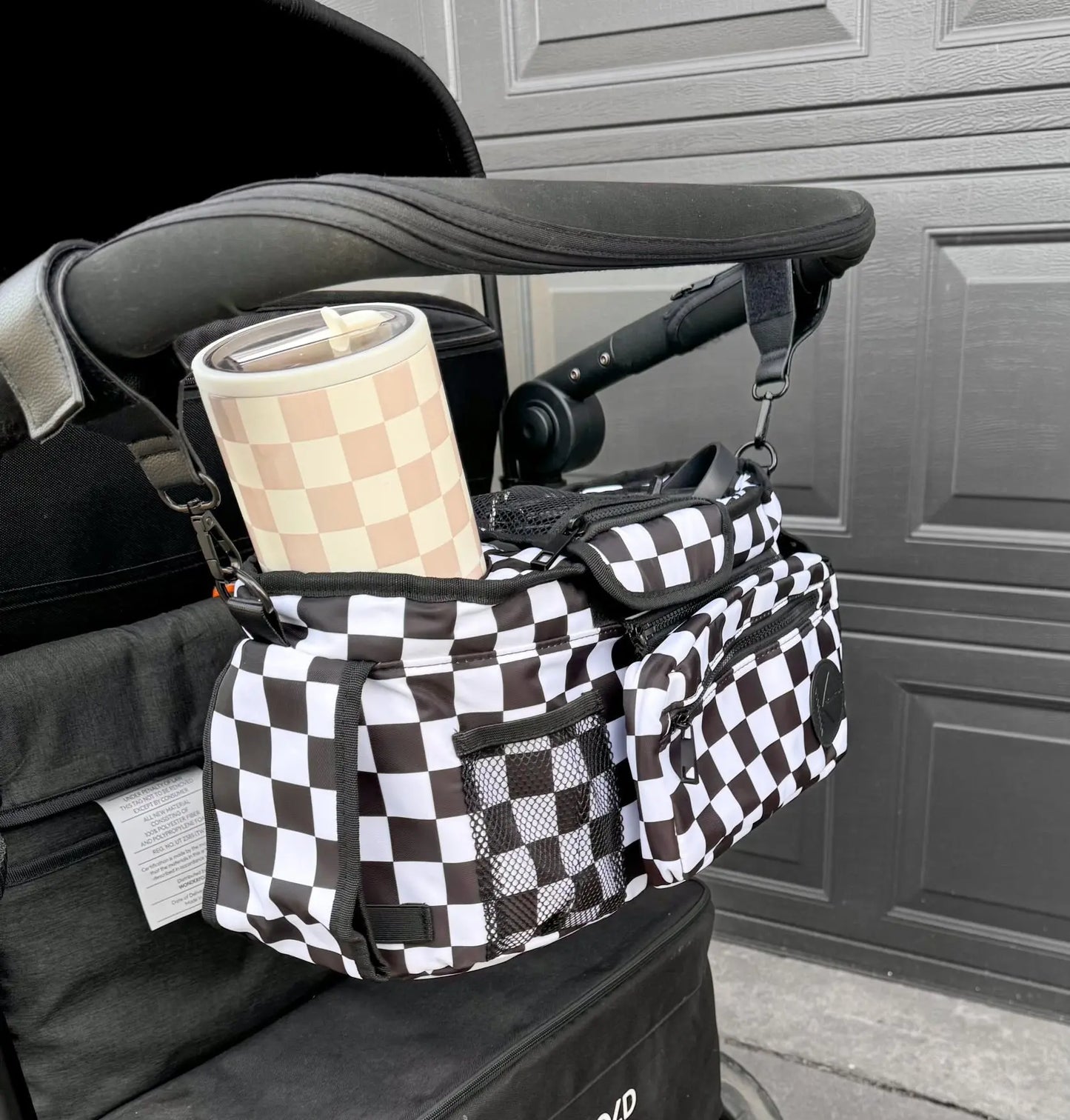 Universal Checker Carryall Caddy Kickin it up Socks