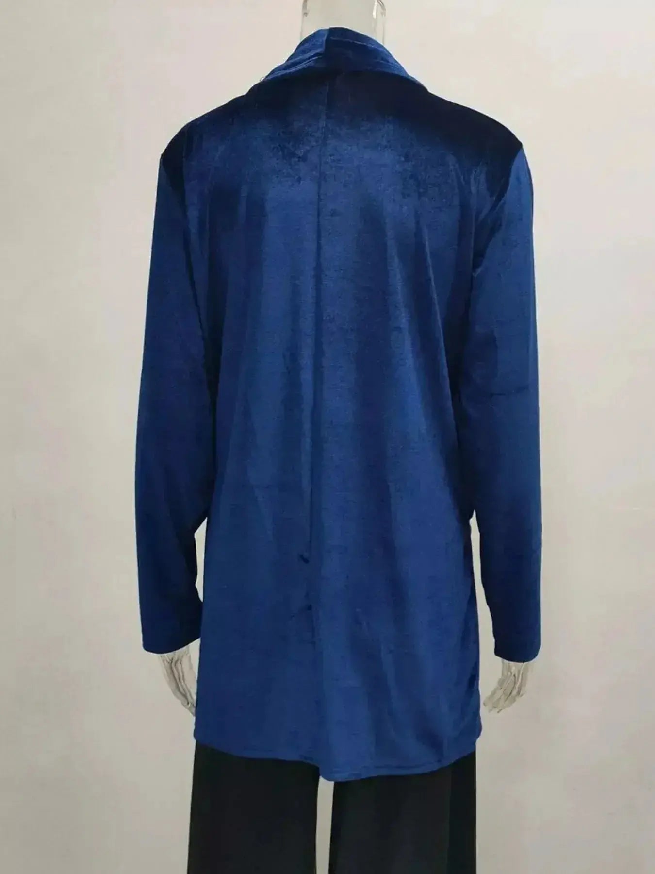 Velvet One Button Outerwear - Plush Fashion Hub