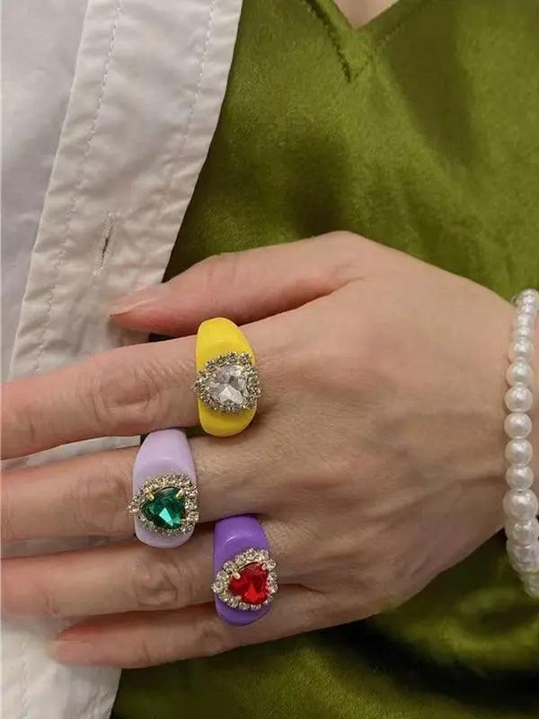 Vintage Heart Diamond Ring PAINEVIDA