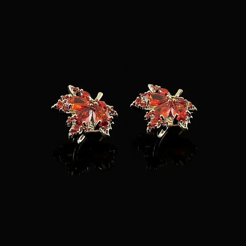 Vintage Maple Leaf Earrings Plush Fashion Hub