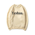 Vintage Yeshua Christian Sweatshirt Christian Apparel Faith - Plush Fashion Hub