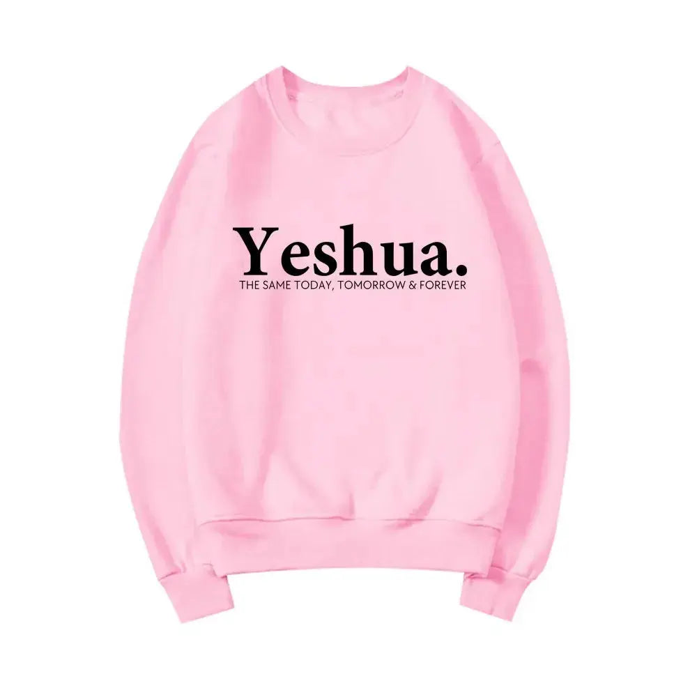 Vintage Yeshua Christian Sweatshirt Christian Apparel Faith - Plush Fashion Hub