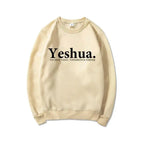Vintage Yeshua Christian Sweatshirt Christian Apparel Faith - Plush Fashion Hub