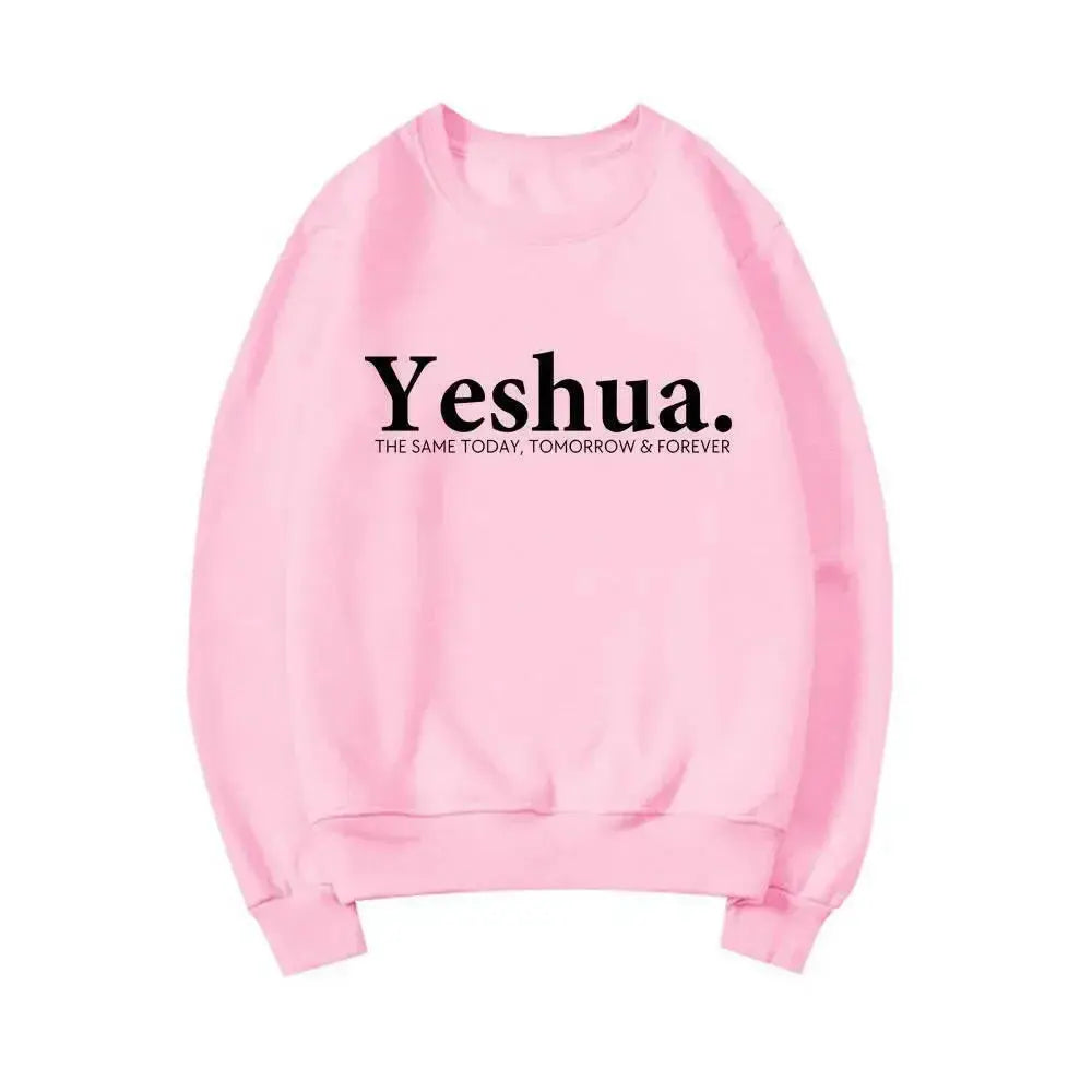 Vintage Yeshua Christian Sweatshirt Christian Apparel Faith - Plush Fashion Hub