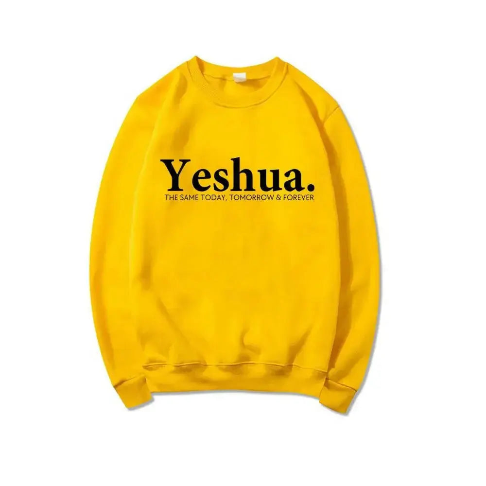 Vintage Yeshua Christian Sweatshirt Christian Apparel Faith - Plush Fashion Hub