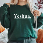 Vintage Yeshua Christian Sweatshirt Christian Apparel Faith - Plush Fashion Hub