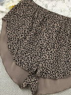 Leopard Cami Cardigan and Shorts 3-Piece Set - Plush Fashion Hub