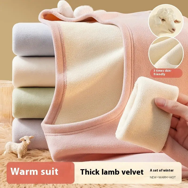 Women's Autumn Winter Berber Fleece Thermal Underwear Social Buzz eSIMs