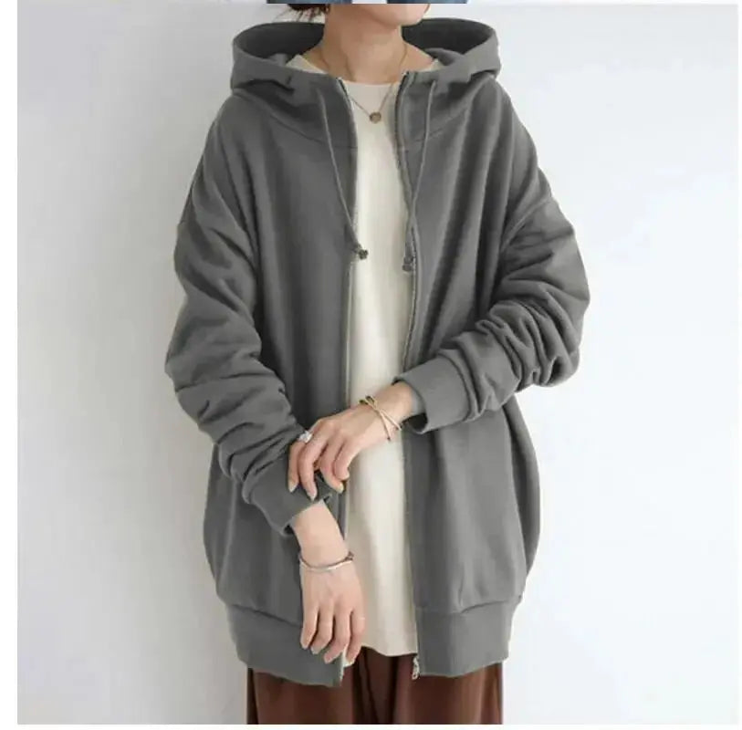 Women's Fuzzy Hoodies Long Sport Pullover Hoodie - Plush Fashion Hub