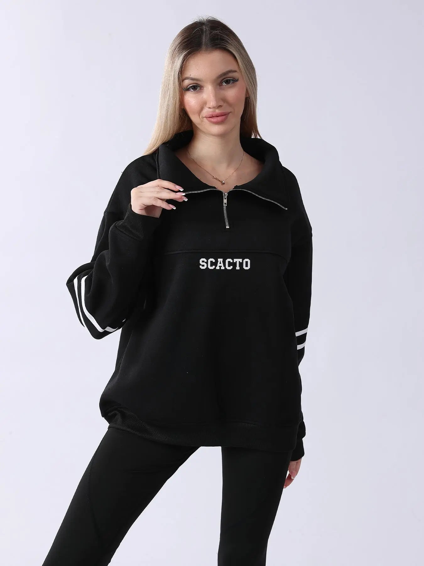 Women's Long Sleeved Sweatshirt - Plush Fashion Hub